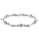 Bracelets For Women LO731 Imitation Rhodium Brass Bracelet