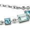 Crystal Bracelets 3W176 Rhodium Brass Bracelet with Top Grade Crystal