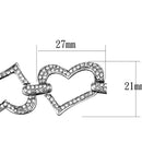 Crystal Bracelets LO3825 Rhodium Brass Bracelet with Top Grade Crystal