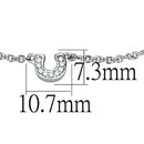 Cute Bracelets 3W710 Rhodium Brass Bracelet with AAA Grade CZ