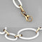 Silver Bracelets Gold Bangle Bracelet 3W1004 Rose Gold - Stainless Steel Bracelet with Ceramic Alamode Fashion Jewelry Outlet