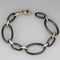 Silver Bracelets Gold Bangle Bracelet 3W1005 Rose Gold - Stainless Steel Bracelet with Ceramic Alamode Fashion Jewelry Outlet