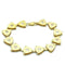 Gold Bracelet For Women LO2004 Matte Gold & Gold Brass Bracelet with CZ