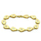 Silver Bracelets Gold Bracelet For Women LO2015 Matte Gold & Gold Brass Bracelet with CZ Alamode Fashion Jewelry Outlet