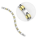 Gold Bracelet LO4738 Gold+Rhodium White Metal Bracelet