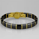 Gold Charm Bracelet 3W988 Gold - Stainless Steel Bracelet with Ceramic