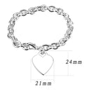 Silver Bracelet For Women LO2549 Silver Brass Bracelet