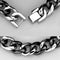 Silver Bracelets Smart Bracelet 3W1000 Stainless Steel Bracelet with Ceramic in Jet Alamode Fashion Jewelry Outlet