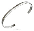 Silver Bracelets Sterling Silver 4.5MM Domed Plain Cuff Bracelet JadeMoghul Inc.