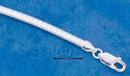 18" Sterling Silver 3MM Omega Chain