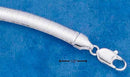 18" Sterling Silver 6MM Omega Chain