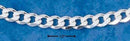24" Sterling Silver Chain: Curb 150 Chain (6 MM)