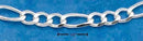30" Sterling Silver Chain: 120 Figaro (5 MM)