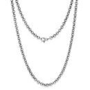 Silver Chains Chain Necklace TK2438 Stainless Steel Chain Alamode Fashion Jewelry Outlet