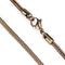 Silver Chains Gold Chain TK2430R Rose Gold - Stainless Steel Chain Alamode Fashion Jewelry Outlet