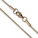 Silver Chains Gold Chain TK2436R Rose Gold - Stainless Steel Chain Alamode Fashion Jewelry Outlet