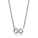 Silver Charms & Pendants Chain Necklace 3W1022 Rhodium Brass Chain Pendant with AAA Grade CZ Alamode Fashion Jewelry Outlet