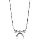 Silver Charms & Pendants Chain Necklace 3W1028 Rhodium Brass Chain Pendant with AAA Grade CZ Alamode Fashion Jewelry Outlet