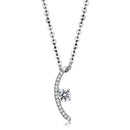 Chain Necklace DA092 Stainless Steel Chain Pendant with AAA Grade CZ