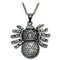 Chain Necklace LO1578 Ruthenium Brass Chain Pendant with AAA Grade CZ
