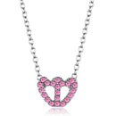 Silver Charms & Pendants Crystal Pendant LO3230 Rhodium Brass Chain Pendant with Top Grade Crystal Alamode Fashion Jewelry Outlet
