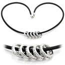 Crystal Pendant LO826 Rhodium Brass Chain Pendant with Top Grade Crystal
