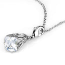 Locket Necklace LO3491 Rhodium Brass Pendant with AAA Grade CZ