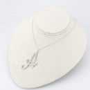 Pendant LO4707 Silver Brass Chain Pendant with Top Grade Crystal