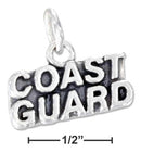 Silver Charms & Pendants Sterling Silver Charm: Antiqued "coast Guard" Charm JadeMoghul