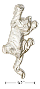 Silver Charms & Pendants Sterling Silver Charm: Climbing Kitty Cat Pendant JadeMoghul Inc.