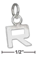 Silver Charms & Pendants Sterling Silver Charm: Fine Lined Letter "r" Charm JadeMoghul