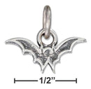 Silver Charms & Pendants Sterling Silver Charm: Flying Bat Charm JadeMoghul