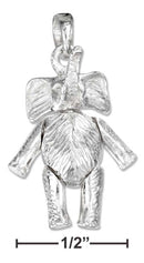 Silver Charms & Pendants Sterling Silver Charm: Movable Elephant Pendant JadeMoghul