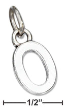 Silver Charms & Pendants Sterling Silver Charm: Scrolled Letter "o" Charm JadeMoghul