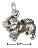 Silver Charms & Pendants Sterling Silver Charm: Three Dimensional Chow Chow Dog Charm JadeMoghul Inc.