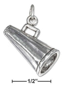 Silver Charms & Pendants Sterling Silver Charm: Three Dimensional Megaphone Charm JadeMoghul
