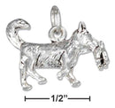Silver Charms & Pendants Sterling Silver Charm: Three Dimensional Mother Cat Charm Carrying Kitten JadeMoghul