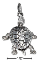 Silver Charms & Pendants Sterling Silver Charm: Turtle Pendant With Moveable Arms And Legs JadeMoghul