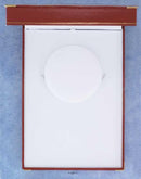 Silver Displays And Supplies Red Leatherette Large Necklace Box With Brass Corners AExp