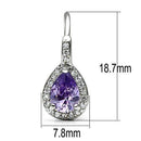 Silver Earrings Christmas Earrings 3W100 Rhodium Brass Earrings with AAA Grade CZ Alamode Fashion Jewelry Outlet