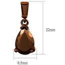 Silver Earrings Christmas Earrings 3W1120 Coffee light Brass Earrings with AAA Grade CZ Alamode Fashion Jewelry Outlet