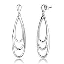 Christmas Earrings 3W349 Rhodium Brass Earrings