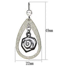 Crystal Drop Earrings LO2717 Special Color Iron Earrings with Crystal