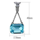 Crystal Drop Earrings TK2713 Stainless Steel Earrings with Crystal