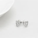 Earrings For Women LO4673 Rhodium Brass Earrings with Top Grade Crystal