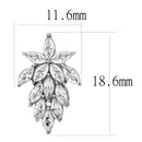 Earrings For Women TK3654 Stainless Steel Earrings with AAA Grade CZ
