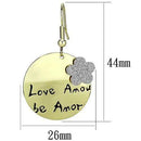 Gold Drop Earrings LO2663 Gold Iron Earrings