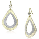 Gold Drop Earrings LO2729 Gold Iron Earrings with Top Grade Crystal
