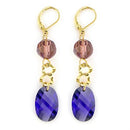 Silver Earrings Gold Drop Earrings LO713 Gold Brass Earrings with AAA Grade CZ Alamode Fashion Jewelry Outlet