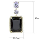 Gold Earrings For Women TK3070 Gold - Stainless Steel Earrings with Synthetic